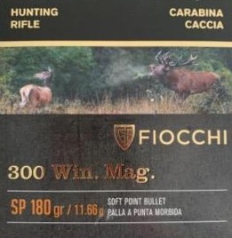 Fiocchi 300 win mag 180gr
