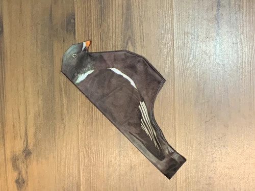 Chaussette 3D forme pigeon ramier x10