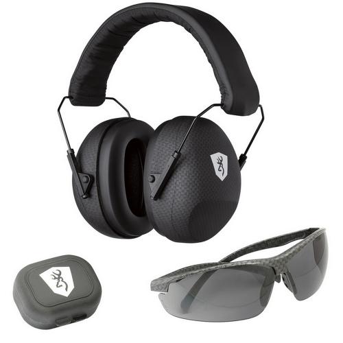 Casque anti-bruit + lunettes Browning Black Label tactical range - DESTOCKAGE
