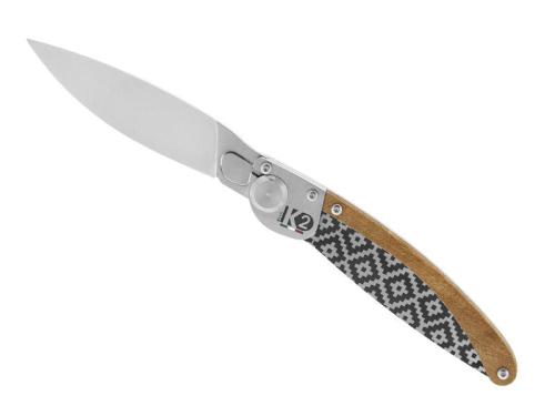 Couteau K2 olivier décor mosaïque
