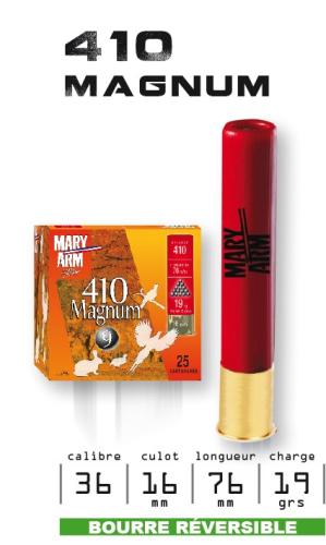 Mary arm 410 magnum 76mm- BR x25