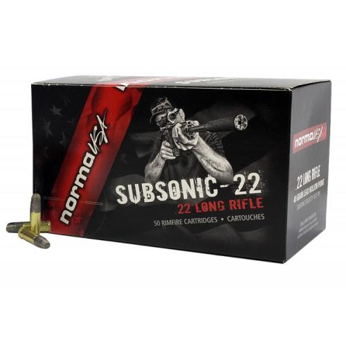 Norma 22lr subsonic x 50
