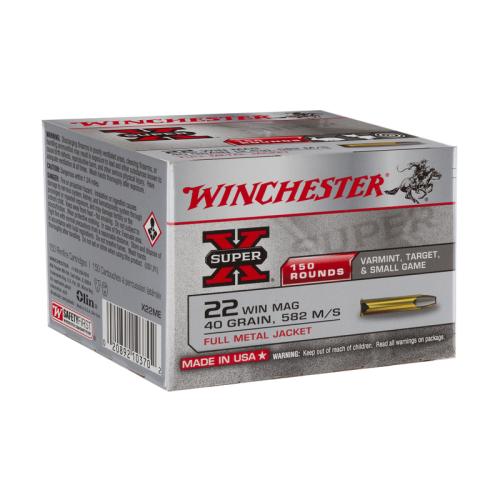 Winchester 22 magnum 40gr. x 150