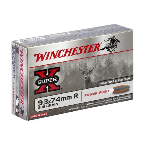 Winchester 9.3x74R POWER POINT 286gr/18.5g x20
