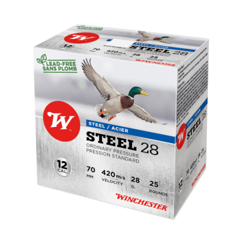 winchester steel 28 pression standard 12/70 x25