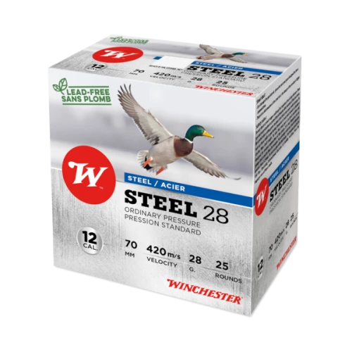winchester steel 28 pression standard 12/70 x25
