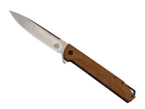 Couteau Puma-Tec g10 brun 16,5cm