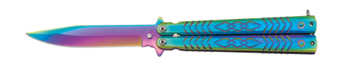 Couteau papillon Albainox Rainbow