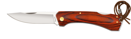 Couteau pliant Albainox pakkawood rouge